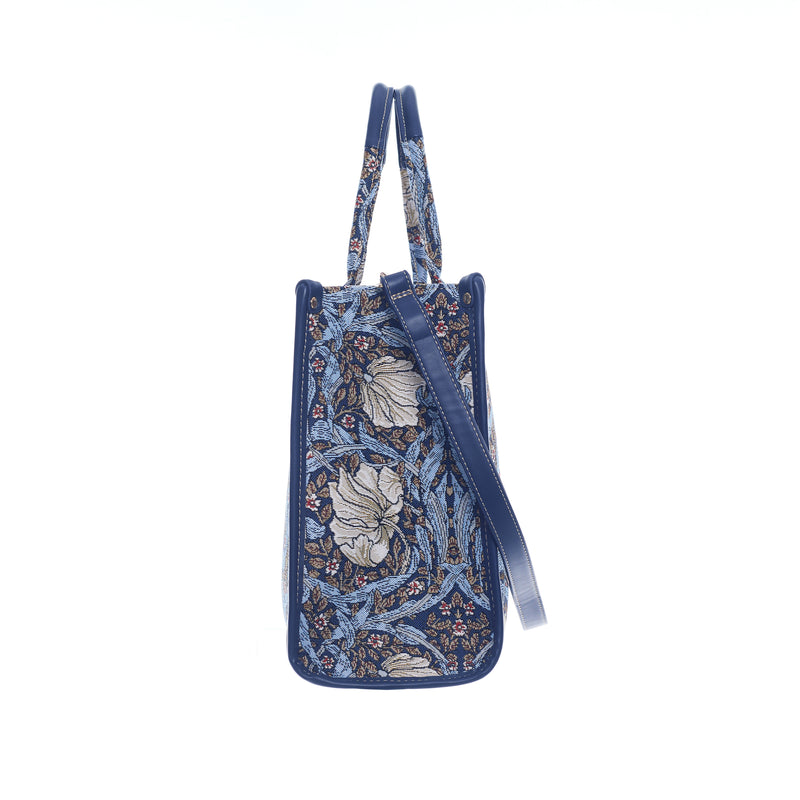 William Morris Pimpernel & Thyme Blue - City Bag