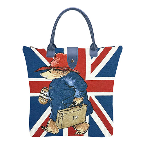 Union Jack Paddington Bear - Folding Bag