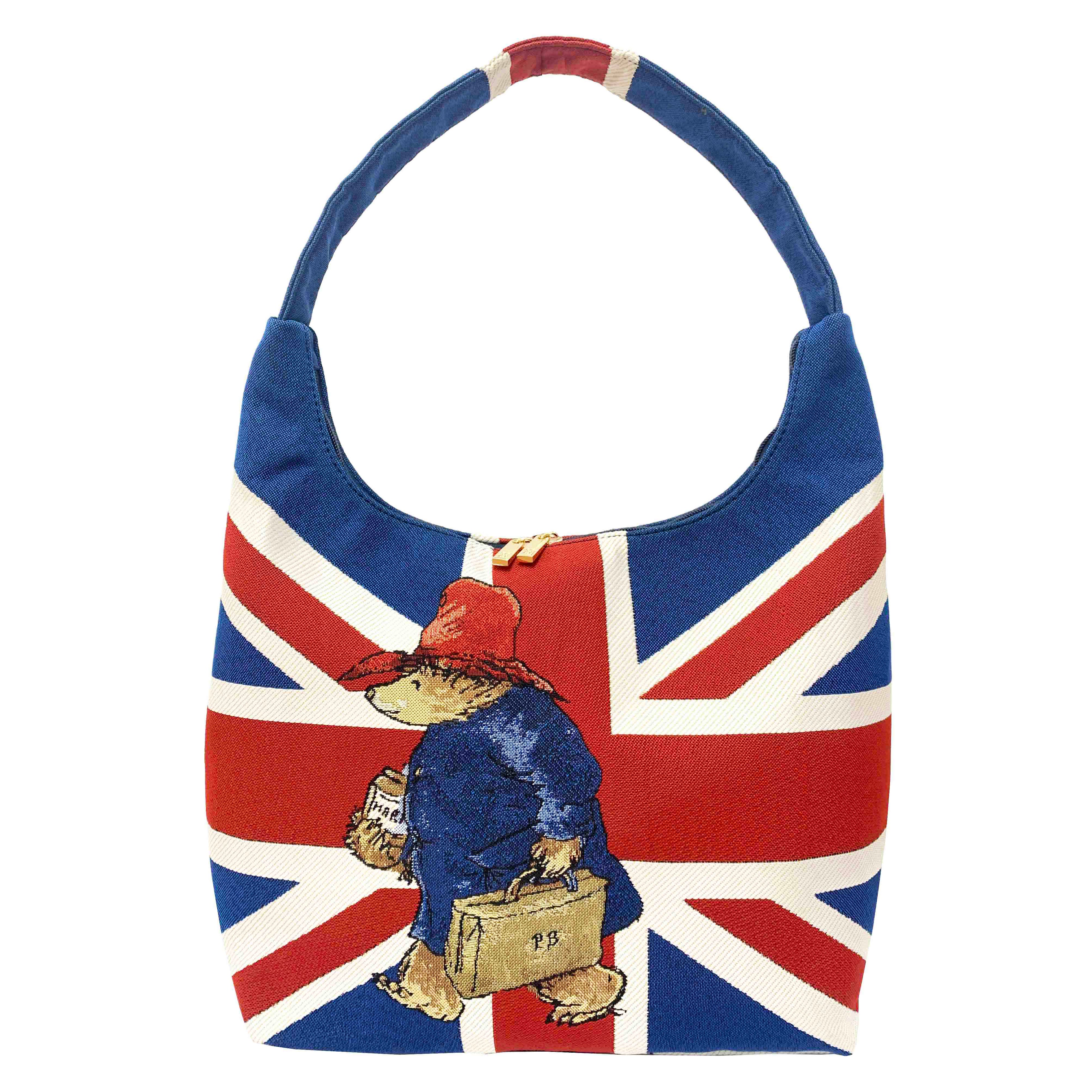 Union Jack Paddington Bear - Hobo Bag