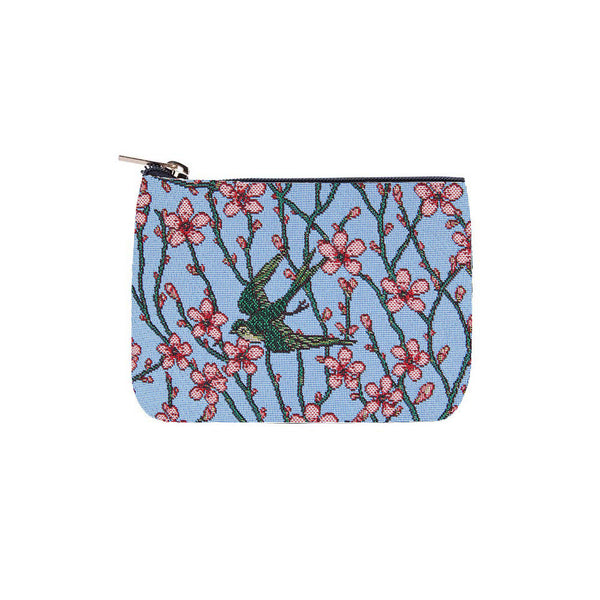 V&A Licensed Blossom and Swallow - Zip Coin Purse
