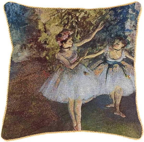 E.Degas Two Dancers on a Stage - Cushion Cover Art 45cm*45cm