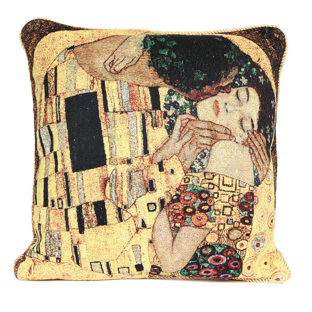 Gustav Klimt Gold Kiss - Cushion Cover Art 45cm*45cm