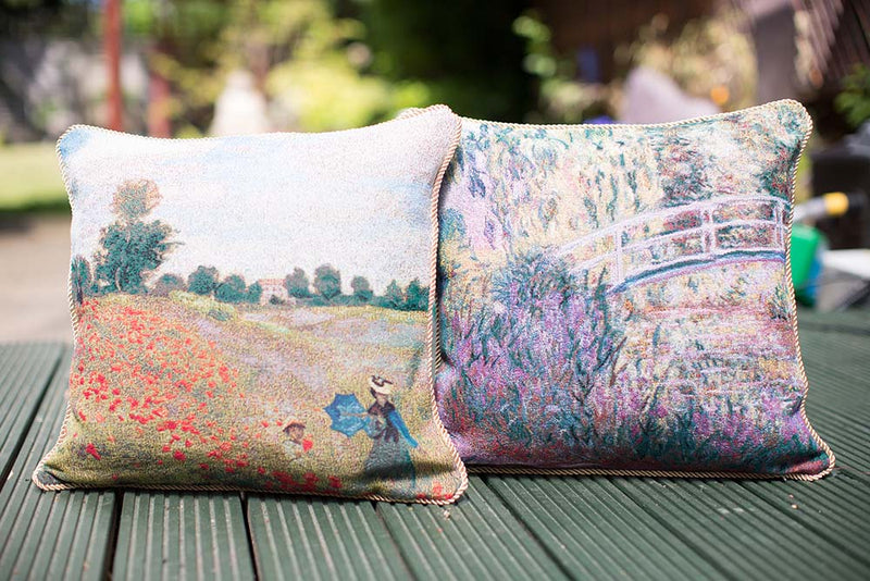 Monet Poppy Field - Cushion Cover Art 45cm*45cm