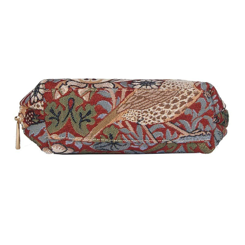 William Morris Strawberry Thief Red - Cosmetic Bag