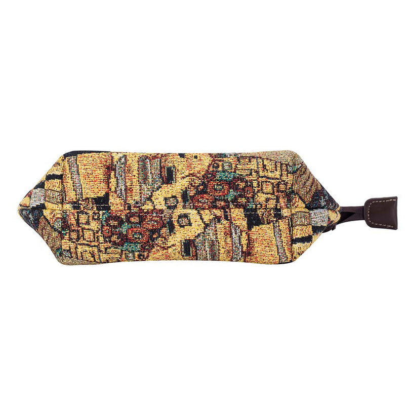 Gustav Klimt’s Gold Kiss - Makeup Bag