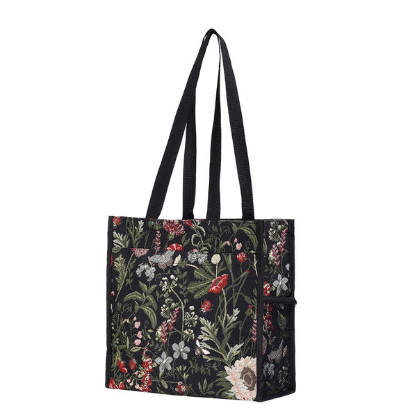 Morning Garden Black - Shopper Bag