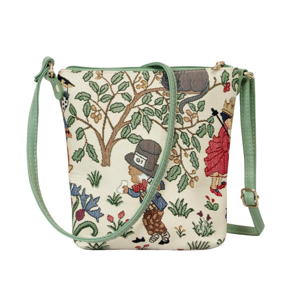 Alice in Wonderland - Sling Bag Front View | Signare Tapestry