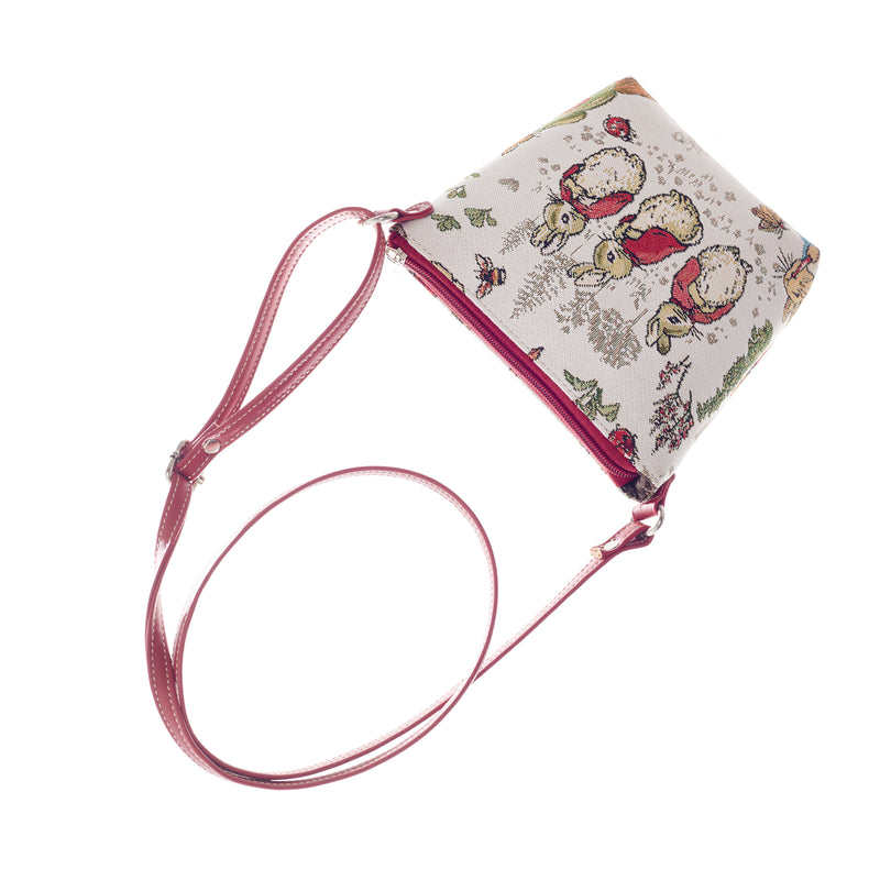 Beatrix Potter Flopsy, Mopsy and Cotton Tail - Sling Bag Above View