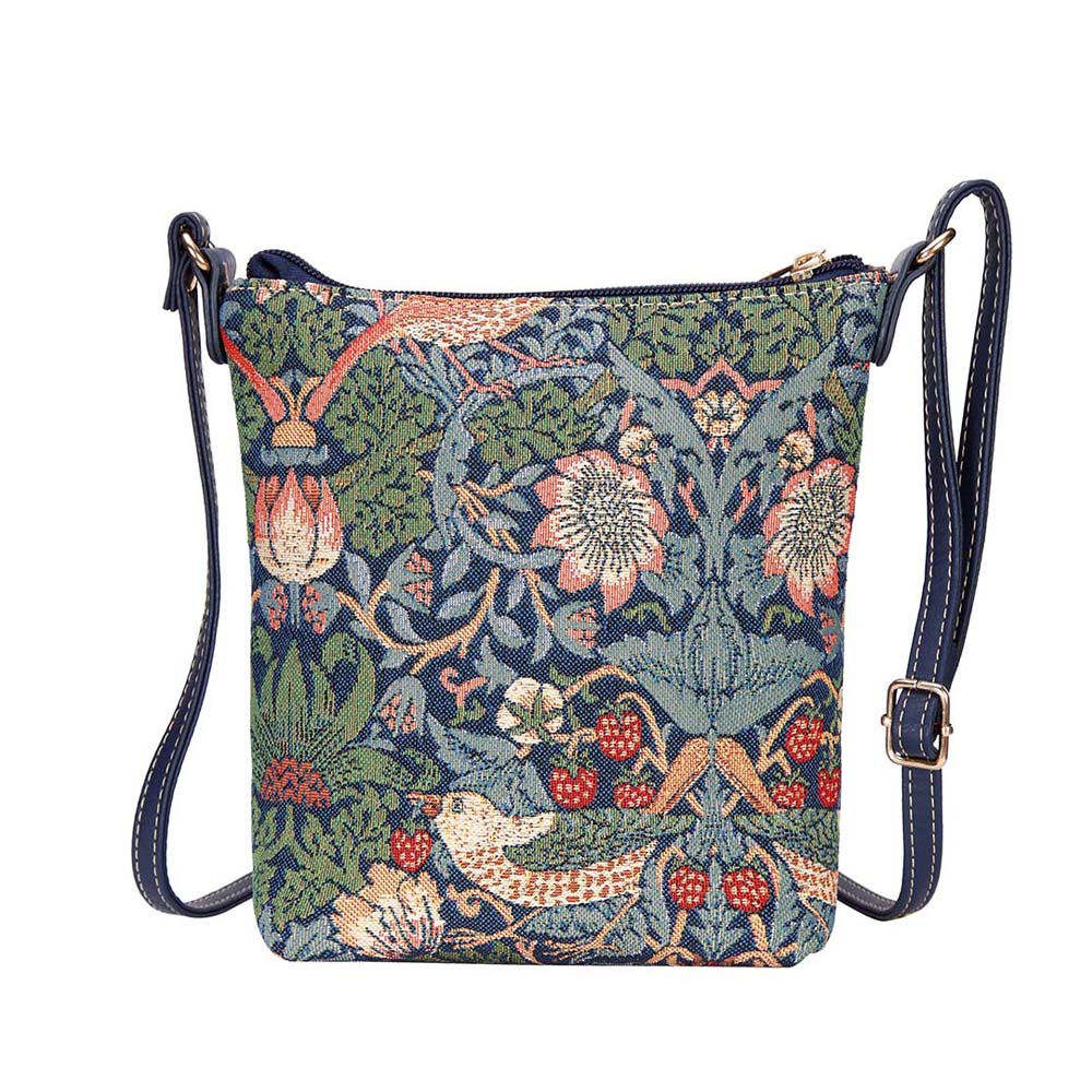 Signare Tapestry Small Crossbody Bag Sling Bag for Women with Navy Blue Sea  Shell Design (SLING-SHELL)