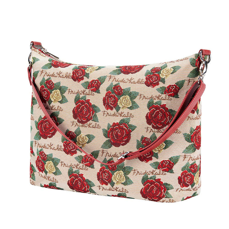 Frida Kahlo Rose - Slouch Bag
