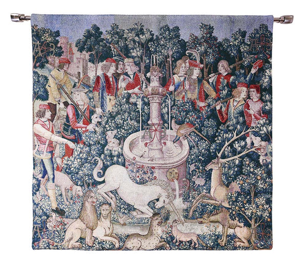the hunt of the unicorn good quality tapestry
