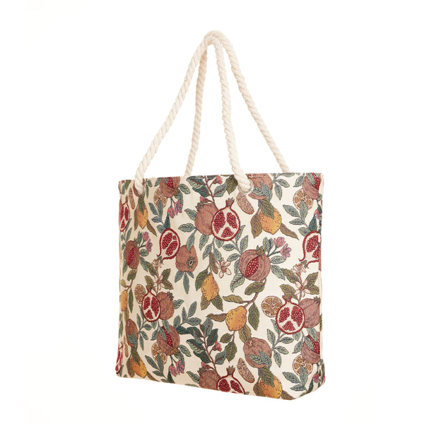 Pomegranate & Lemon - Beach Bag