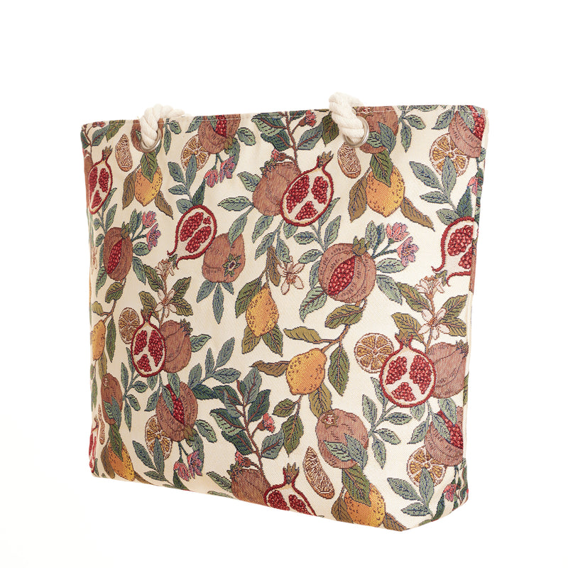 Pomegranate & Lemon - Beach Bag