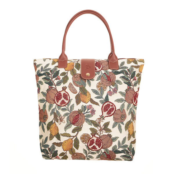 Pomegranate & Lemon - Folding Bag