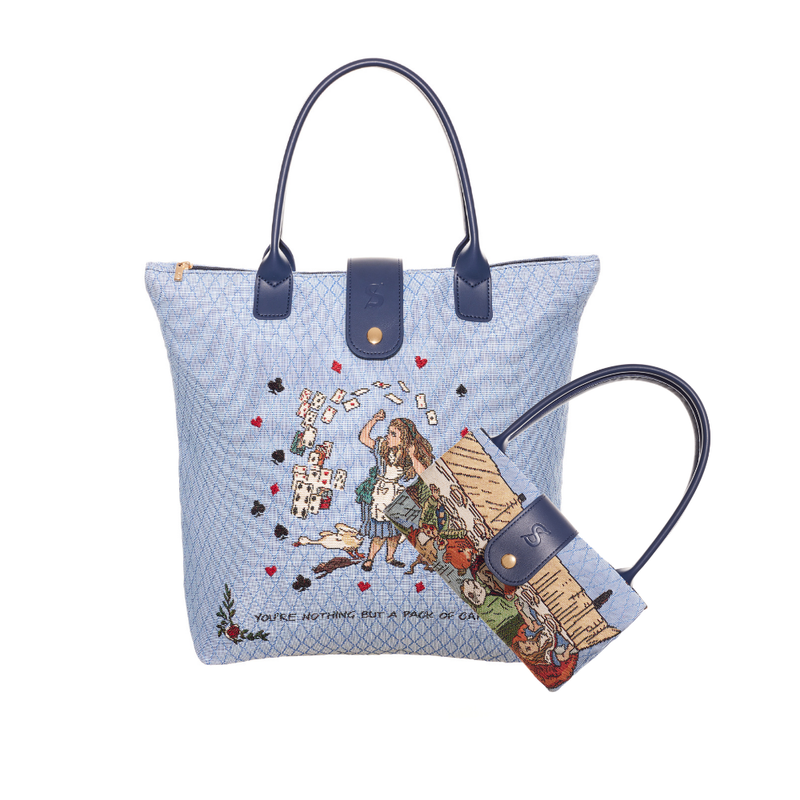 Alice in Wonderland Nothing but Cards - Folding Bag