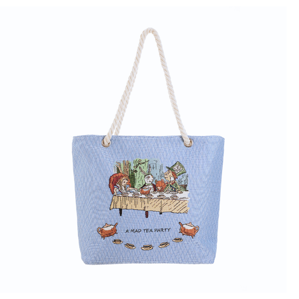 Alice in Wonderland Tea Party - Beach Bag