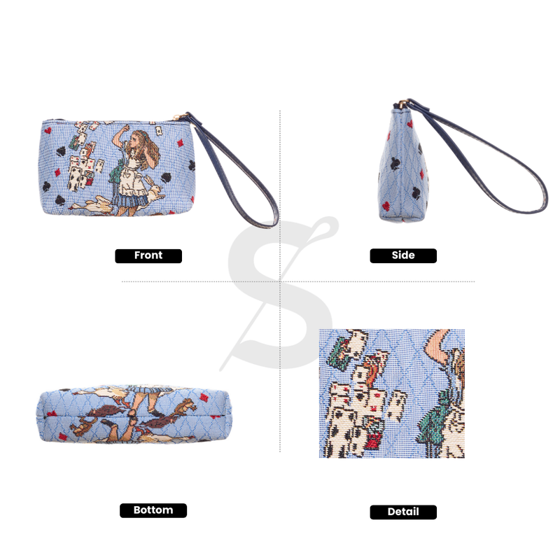 Alice in Wonderland Nothing but Cards - Wristlet