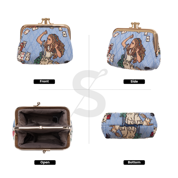 Signare Tapestry - Pochette da donna, con cinturino da polso e chiusura a zip Signare Tapestry - Pochette da donna, con cinturino da polso e chiusura a zip