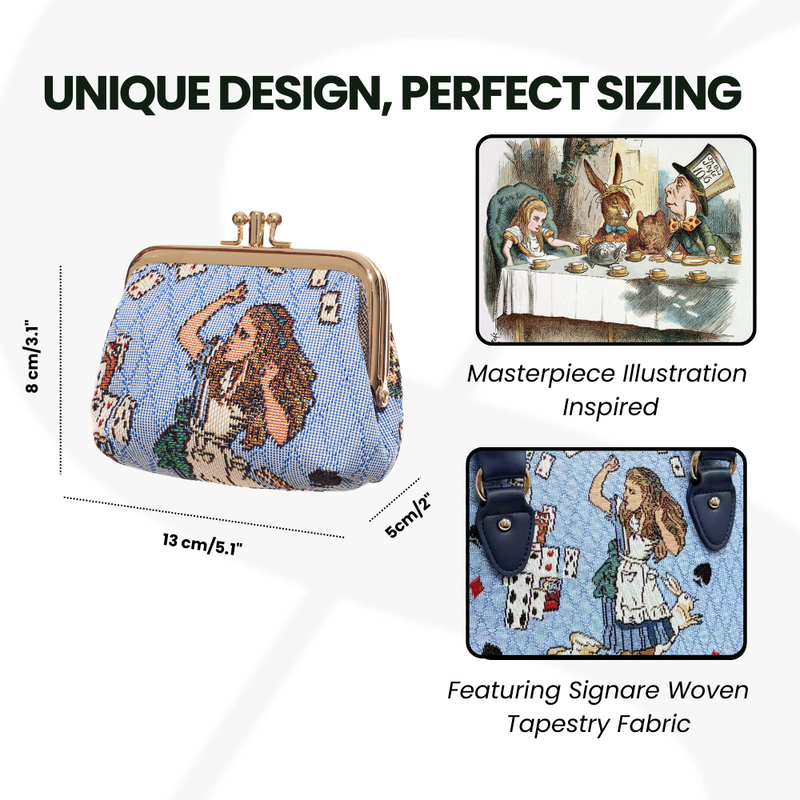 Alice in Wonderland Nothing but Cards - Frame Purse