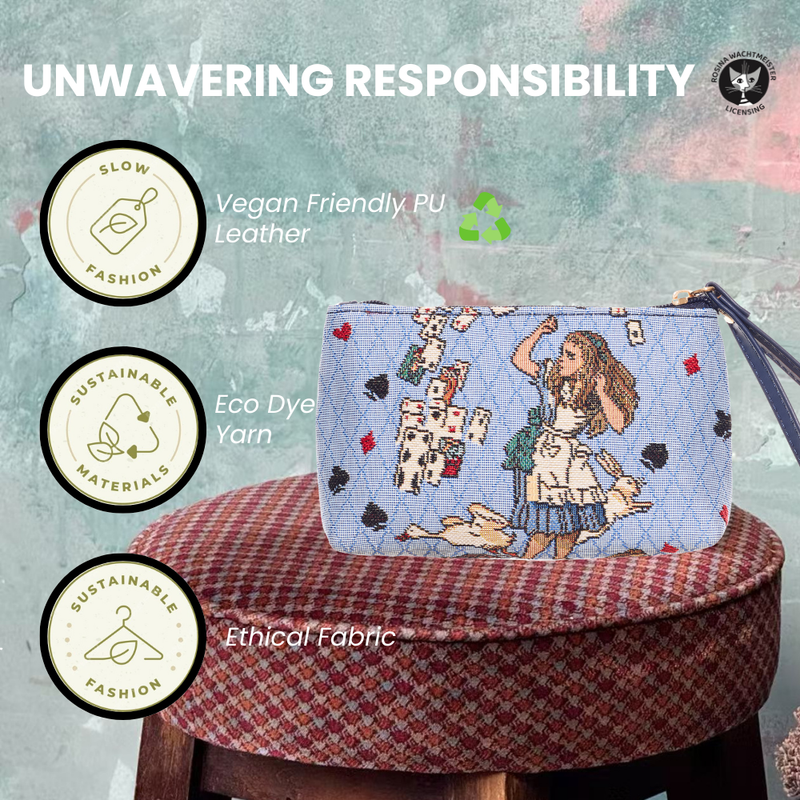 Alice in Wonderland Nothing but Cards - Wristlet