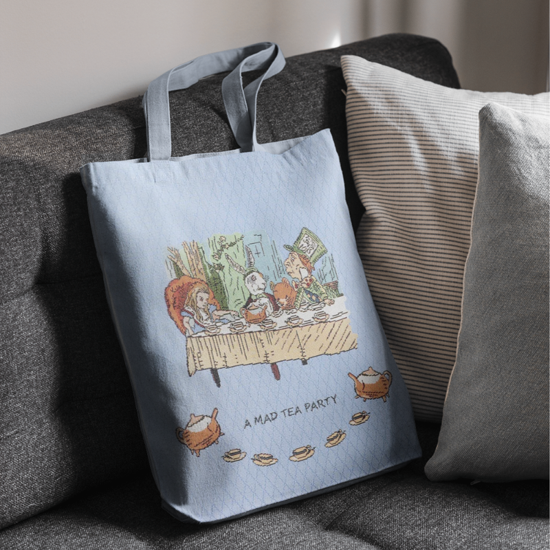 Alice in Wonderland Tea Party - Flat Bag