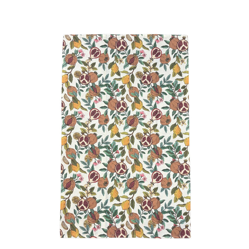 Pomegranate & Lemon - Art Tea Towel