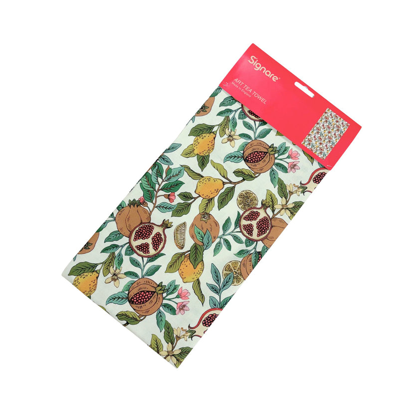 Pomegranate & Lemon - Art Tea Towel