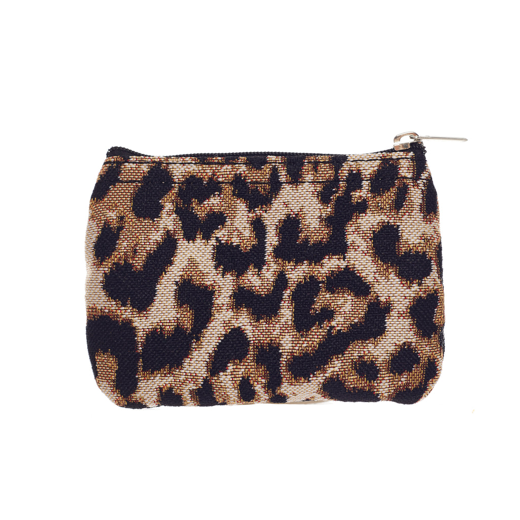 Leopard print deals coin purse