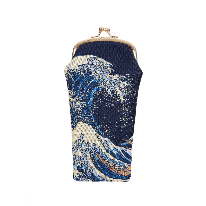 The British Museum Great Wave Off Kanagawa - Glasses Pouch