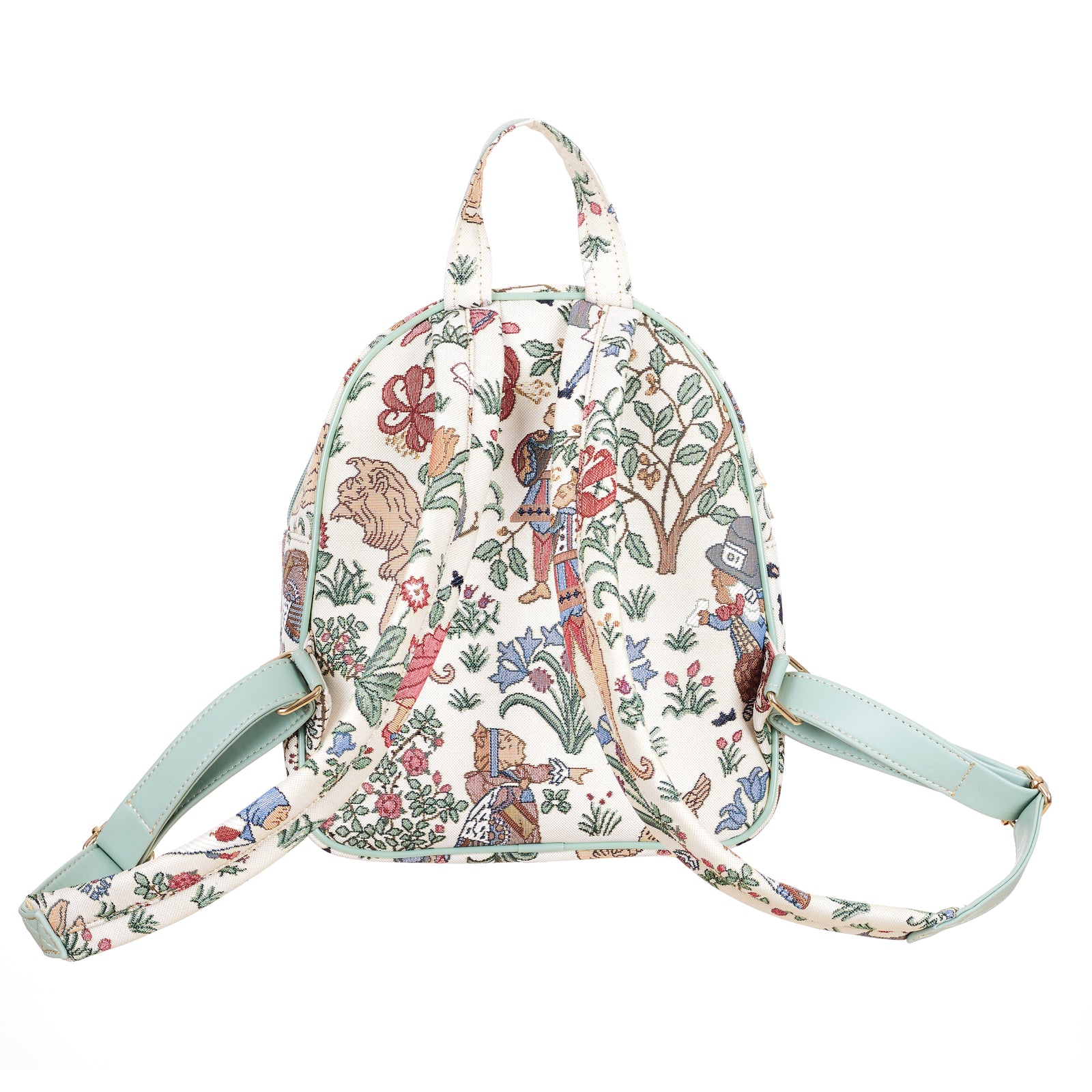Teary Alice in Wonderland Themed Women\'s Backpack - Multicolor Loungefly Disney Alice In Wonderland Mini Backpack Mushrooms  main image 2