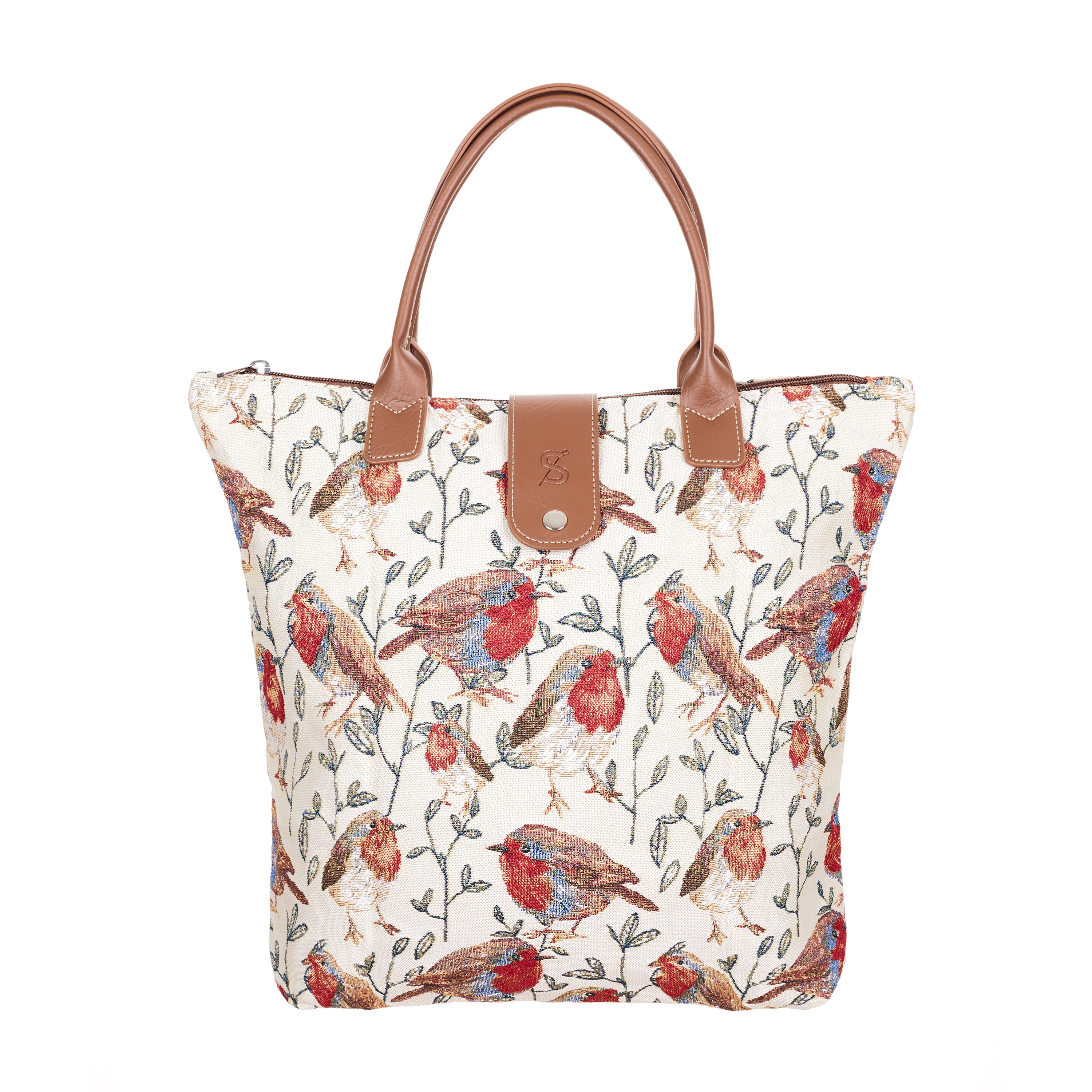 Robin - Folding Shopping Bag | Signaretapestry.com – Signare Tapestry