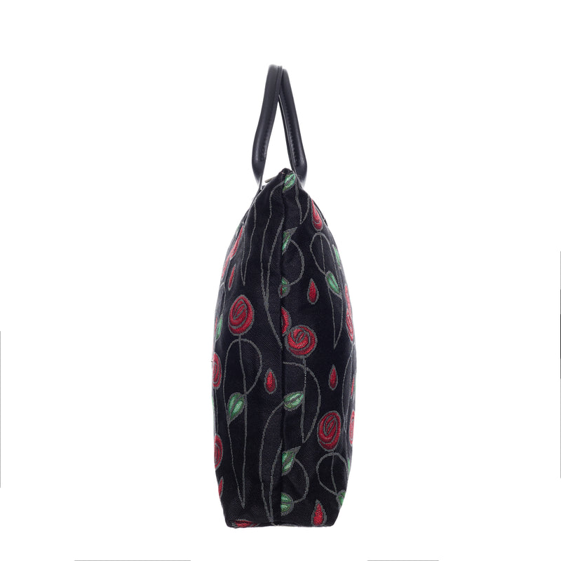 Mackintosh Simple Rose Black - Foldaway Bag