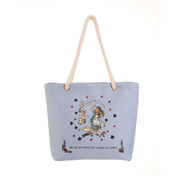 Alice in Wonderland Tea Party - Beach Bag