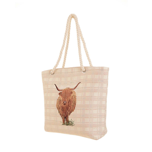 Highland Cow - Beach Bag