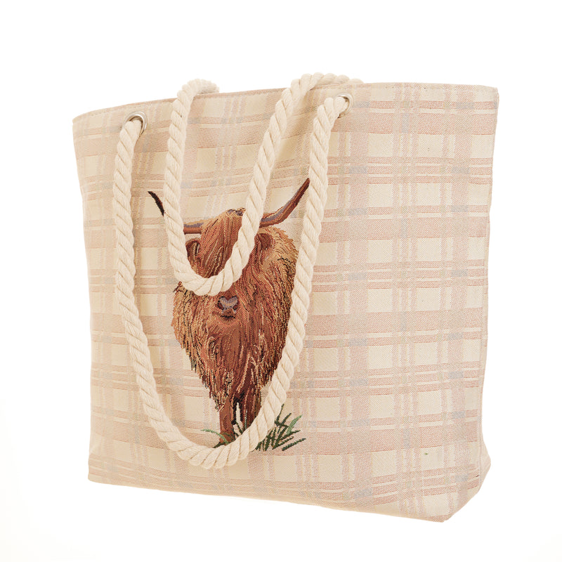 Highland Cow - Beach Bag