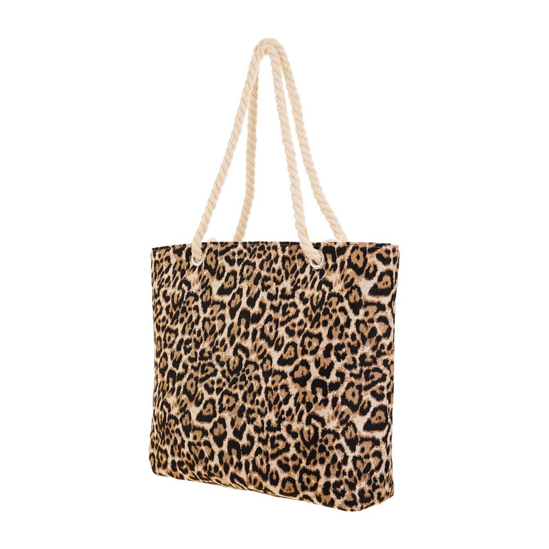 Leopard Print - Beach Bag