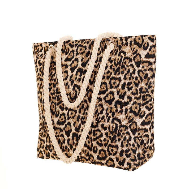 Leopard Print - Beach Bag