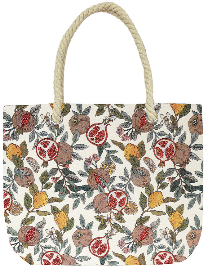 Pomegranate & Lemon - Beach Bag
