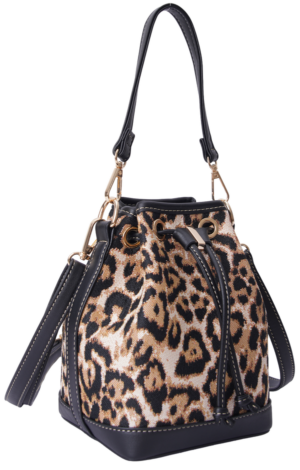 Leopard Print - Bucket Bag