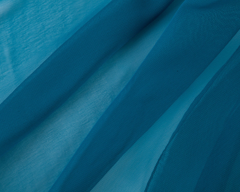 Turquoise - Plain Chiffon