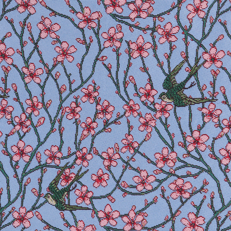 V&A Blossom and Swallow - Fabric for Upholstery