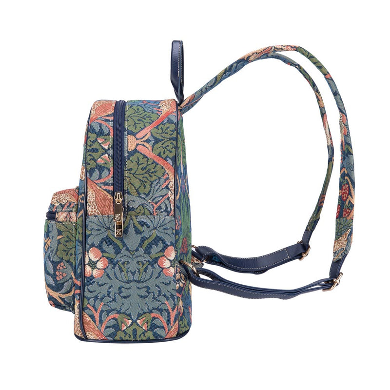 William Morris Strawberry Thief Blue - Daypack