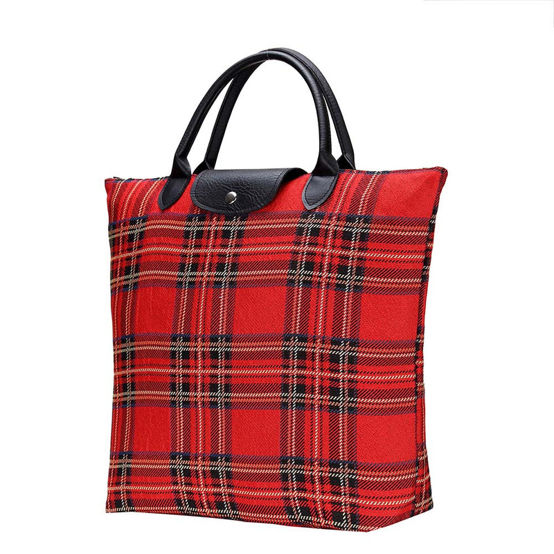 Royal Stewart Tartan - Foldaway Bag