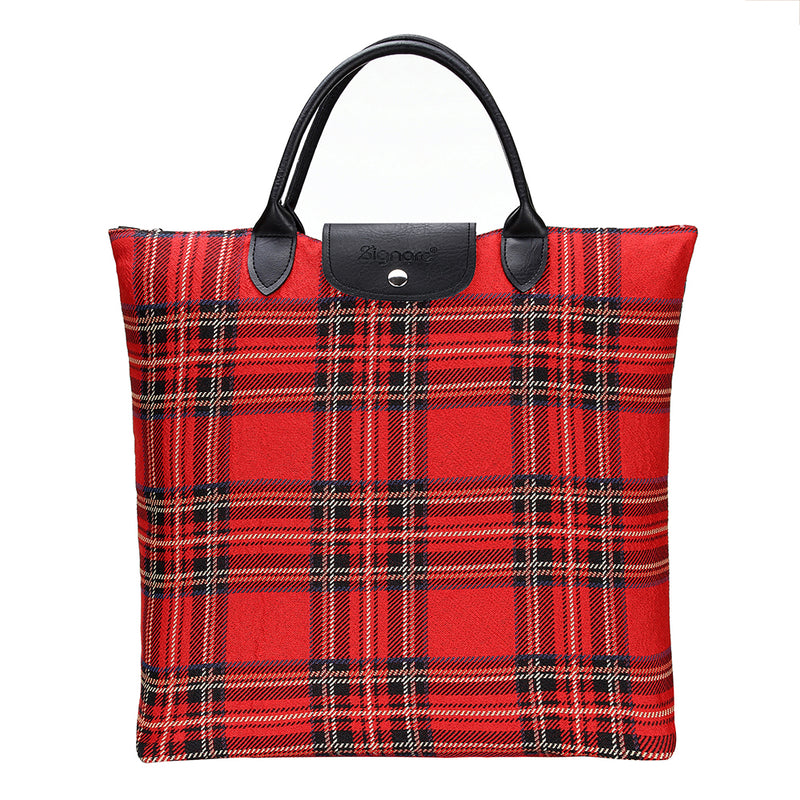 Royal Stewart Tartan - Foldaway Bag