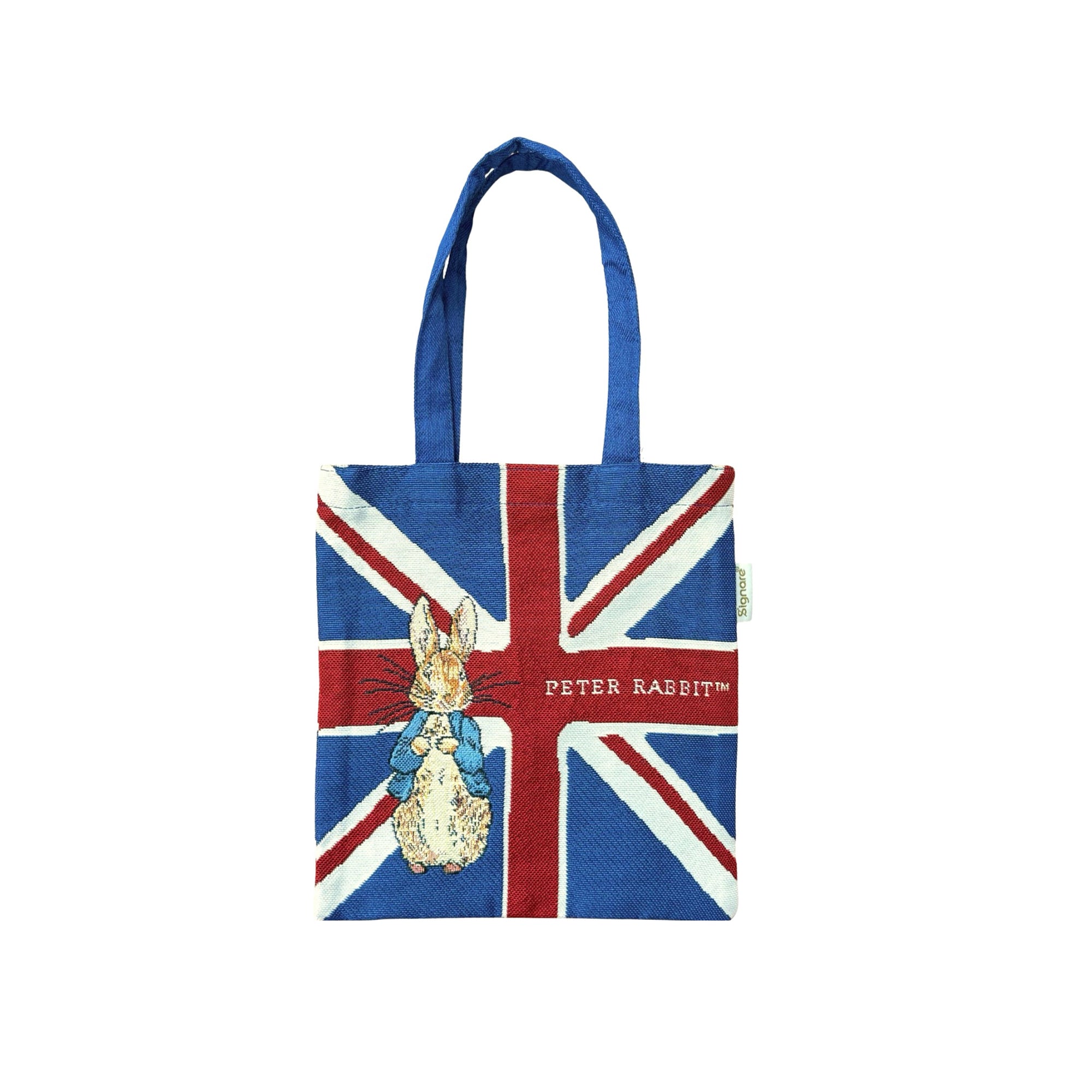 Union Jack Peter Rabbit Mini Flat Bag | Signare Tapestry