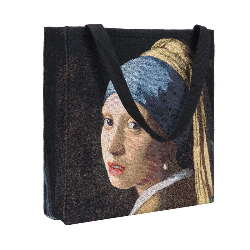 JV Girl with Pearl Earing - Gusset Bag