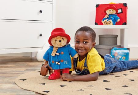 Rainbow | Large Classic Paddington Bear with Boots & Suitcase