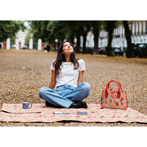 Wild Strawberry by Claire Louise - Picnic Blanket