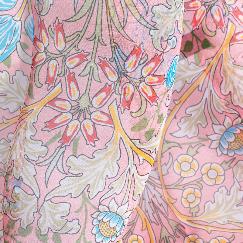 William Morris Hyacinth - 100% Pure Silk Scarf