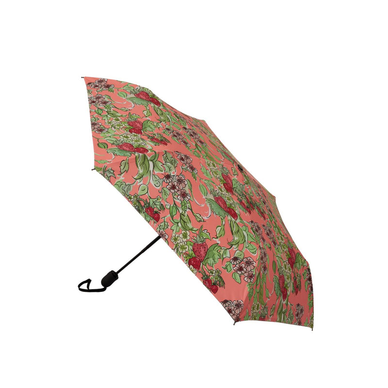 Wild Strawberry - Automatic Folding Umbrella